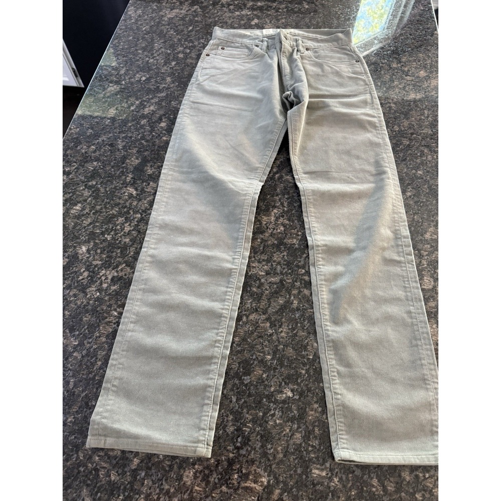 Todd Snyder‎ Slim Washed 5-pocket Corduroy Pants Size 29x32 Light Grey